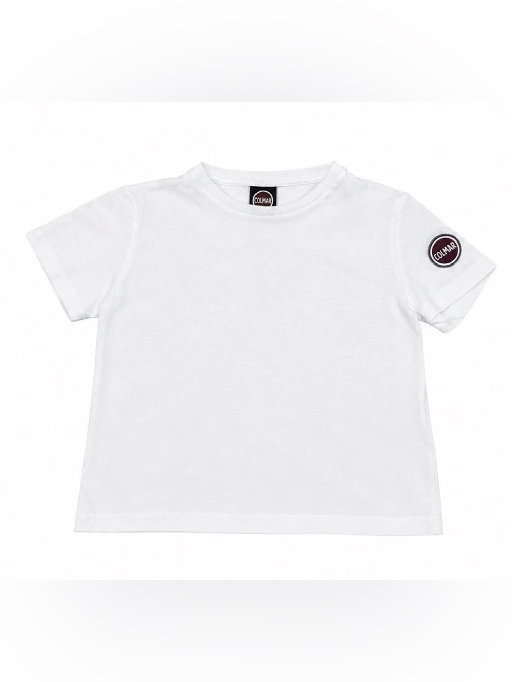 COLMAR Kids White Short Sleeve Logo Patch Tee